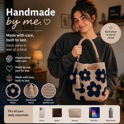 Emma's Crochet Flower Bag